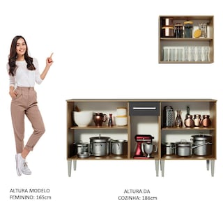 Foto 5 | Foto 5 | Cocina Integral Madesa Emilly Free Negro