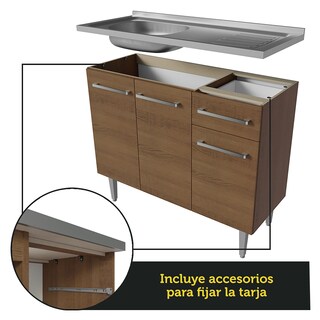 Foto 5 | Foto 5 | Cocina Integral Madesa Emilly 229 cm - con Fregadero 12