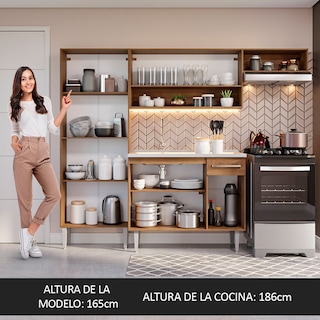 Foto 6 | Foto 6 | Cocina Integral Madesa Emilly 229 cm - con Fregadero 12