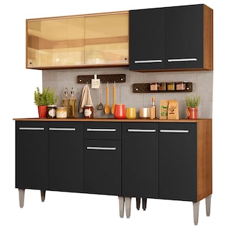 Foto 1 | Foto 1 | Cocina Integral 169 cm Emilly Drive Madesa Marrón y Negro 04