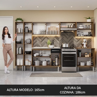 Foto 6 | Foto 6 | Cocina Integral 293cm Con Fregadero Emilly Madesa 06