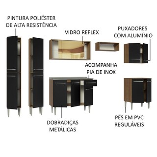 Foto 4 | Foto 4 | Cocina Integral 293cm Con Fregadero Emilly Madesa 07