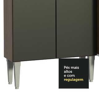 Foto 8 | Foto 8 | Cocina Integral 293cm Marrón/negro Emilly Madesa 03