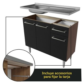 Foto 6 | Foto 6 | Cocina Integral Emilly Madesa 229 cm con Fregadero