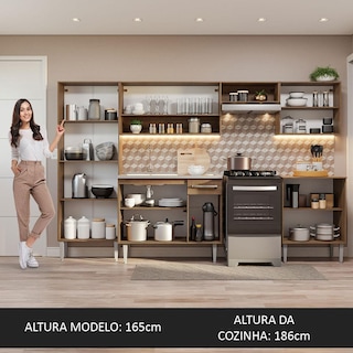 Foto 6 | Foto 6 | Cocina Integral 293cm Con Fregadero Emilly Madesa 08