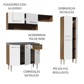 Foto 4 | Foto 4 | Cocina Integral Madesa Emilly 229 cm con Fregadero 10