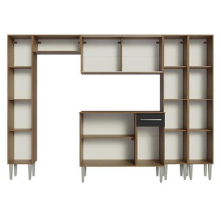 Foto 6 | Foto 6 | Cocina Integral 261cm Marrón/negro Emilly Madesa 06