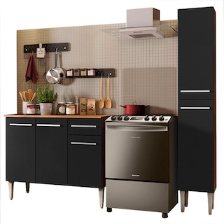 Foto 1 | Foto 1 | Cocina Integral Madesa Marrón de 137 cm