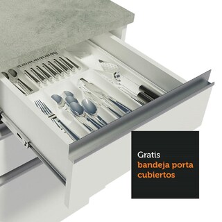 Foto 6 | Foto 6 | Cocina Integral Madesa Glamy Sin Mesón de Acero 200 Cm