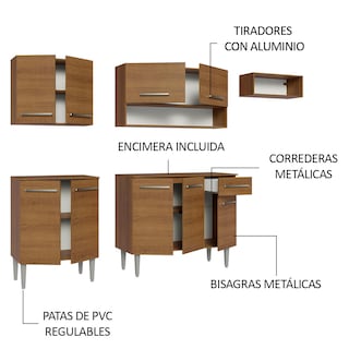 Foto 4 | Foto 4 | Cocina Integral Completa Modular Madesa Emilly 229cm Mm 14