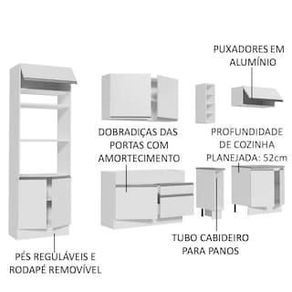 Foto 4 | Foto 4 | Cocina Integral Completa Modular Madesa Vicenza 290cm Bb