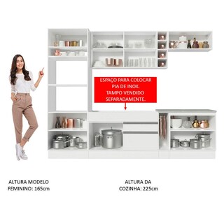 Foto 5 | Foto 5 | Cocina Integral Completa Modular Madesa Vicenza 290cm Bb