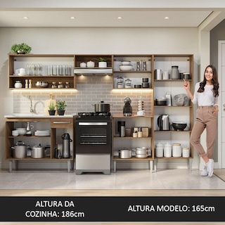 Foto 5 | Foto 5 | Cocina Integral Completa Modular Madesa Emilly Con Tarja Mg9