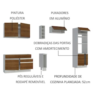 Foto 4 | Foto 4 | Cocina Integral Completa Modular Madesa Glamy 290 cm BM