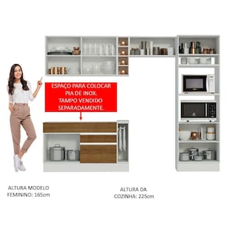Foto 5 | Foto 5 | Cocina Integral Completa Modular Madesa Glamy 290 cm BM