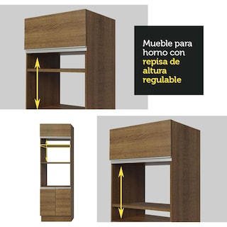 Foto 6 | Foto 6 | Cocina Integral Madesa Safira Marrón de 290 cm