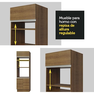 Foto 8 | Foto 8 | Cocina Integral Madesa Safira Marrón de 290 cm