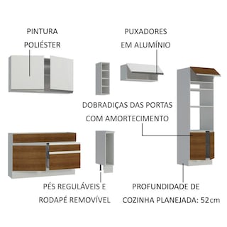 Foto 4 | Foto 4 | Cocina Integral Completa Modular Madesa Glamy 290 cm Mb 02