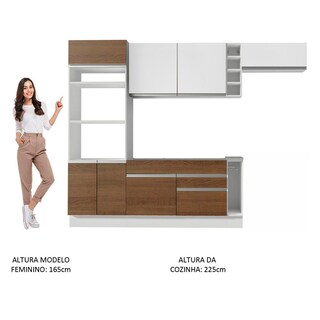 Foto 5 | Foto 5 | Cocina Integral Completa Modular Madesa Glamy 290 cm Mb 03