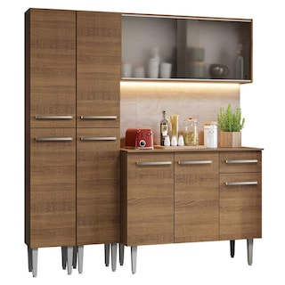 Foto 1 | Foto 1 | Madesa Gabinete De Cocina Integral Compacta 169 Cm Emilly Rústico 10