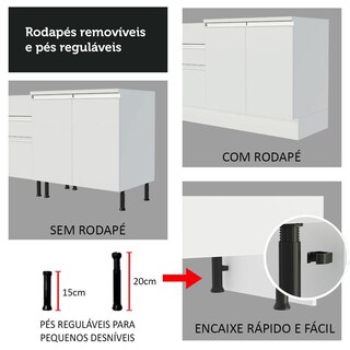 Foto 8 | Foto 8 | Cocina Integral Completa Modular Madesa Glamy 220cm Mb