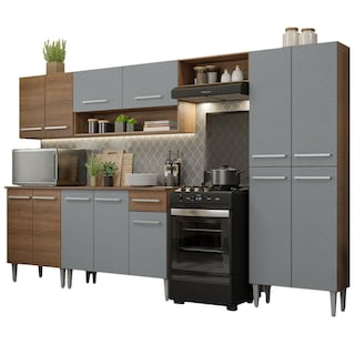 Foto 2 | Foto 2 | Madesa Gabinete De Cocina Integral 293 Cm Emilly Rústico/gris 01