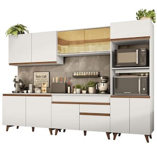 Foto 2 | Foto 2 | Madesa Gabinete De Cocina Integral 310 Cm Reims Blanco 01