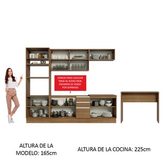 Foto 5 | Foto 5 | Cocina Integral Completa Modular Madesa Glamy 315cm Mm 02
