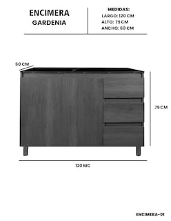 Foto 8 | Foto 8 | Cocina Integral Completa Premium Gardenia Para Tarja