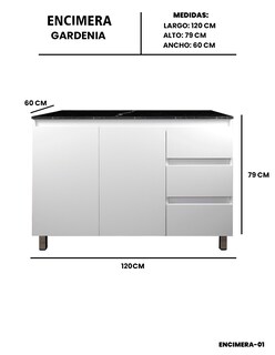 Foto 7 | Foto 7 | Cocina Integral Completa Premium Gardenia Para Tarja