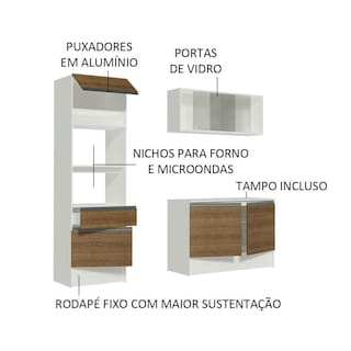 Foto 4 | Foto 4 | Cocina Integral Completa Modular Madesa Topazio 180cm Mm