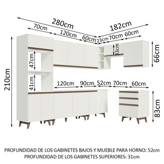 Foto 3 | Foto 3 | Cocina Integral Completa Modular Madesa Reims 462cm Bb 02