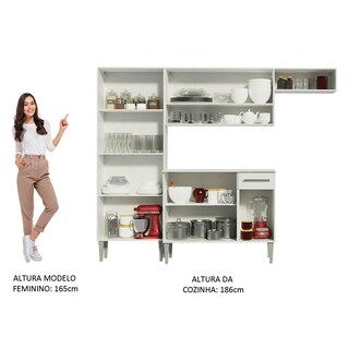 Foto 5 | Foto 5 | Cocina Integral Completa Modular Madesa Emilly Color Bb 01