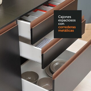 Foto 7 | Foto 7 | Cocina Integral Completa Modular Madesa Reims 180cm Negro 2