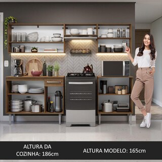 Foto 5 | Foto 5 | Cocina Integral Completa Modular Madesa Emilly 229cm Mg 15