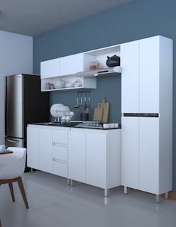 Foto 2 | Foto 2 | Cocina Integral Decomobil Olivo Blanca