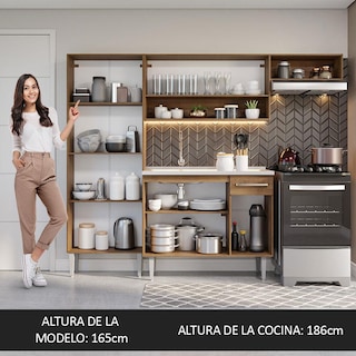 Foto 5 | Foto 5 | Cocina Integral Madesa Negra con Tarja