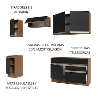 Foto 4 | Foto 4 | Cocina Integral Completa Modular Madesa Glamy 240cm Mn 07