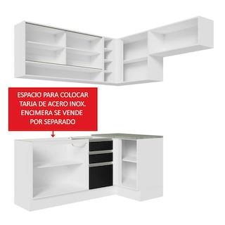 Foto 5 | Foto 5 | Cocina Integral Completa Modular Madesa Glamy 349cm Bn 06