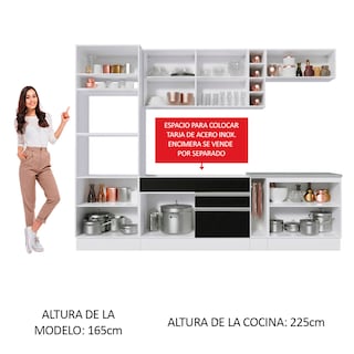 Foto 5 | Foto 5 | Cocina Integral Completa Modular Madesa Vicenza 290cm Bn 02