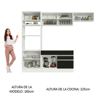 Foto 5 | Foto 5 | Cocina Integral Completa Modular Madesa Glamy 270cm Bn 11