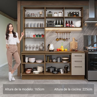 Foto 4 | Foto 4 | Cocina Integral Completa Armario De Vidrio Madesa Agata Mc