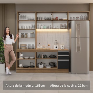 Foto 5 | Foto 5 | Cocina Integral Completa Modular Madesa Glamy 270cm Mn 16