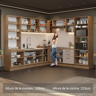 Foto 5 | Foto 5 | Cocina Integral Completa Armario De Vidrio Madesa Agata Mc 1