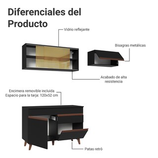Foto 4 | Foto 4 | Cocina Integral Completa Modular Madesa Reims 190cm Nn 05