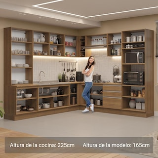 Foto 5 | Foto 5 | Cocina Integral Completa Armario De Vidrio Madesa Glamy Mm 2