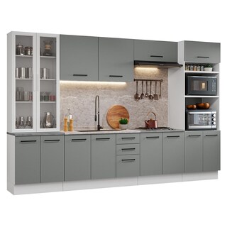Foto 1 | Foto 1 | Cocina Integral Completa Armario De Vidrio Madesa Agata Bg 3