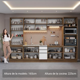 Foto 4 | Foto 4 | Cocina Integral Completa Armario De Vidrio Madesa Glamy Mb 1