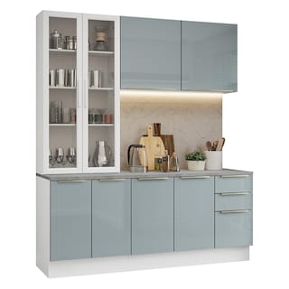 Foto 1 | Foto 1 | Cocina Integral Completa Armario De Vidrio Madesa Lux Bg 02