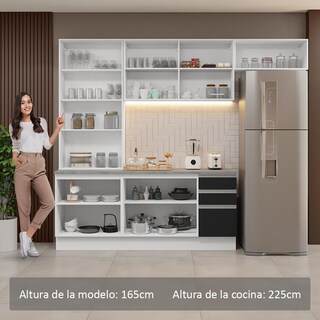 Foto 5 | Foto 5 | Cocina Integral Completa Armario De Vidrio Madesa Glamy Bn16